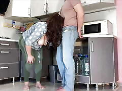 The stepmom showed him her big tits and jerked off a dick so that he fucked her wide ass in anal and then gave a blowjob
