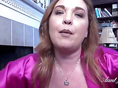 Auntjudys - Your Busty cum in my missonario Step-aunt Denise Gives You a Handjob pov