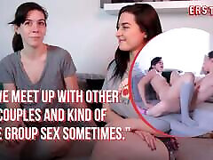 Ersties - Domino & Missy Enjoy Making Their First Lesbian Sex Video Together