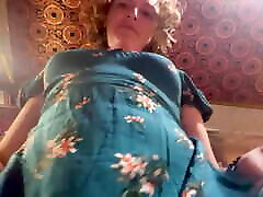 Striptease by sexy unique hippy chick Rachel Wriggler