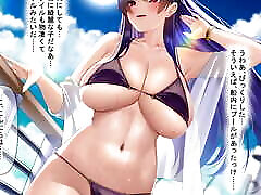 Drifting on a desert island and being alone with a cool beauty A story about flirting and spearing from morning to night