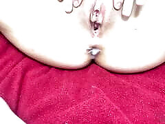 Anal with 18 year old teen in red bra! POV!
