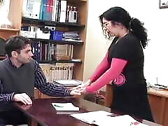 French Teacher fucked by her student