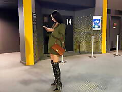 sexy brunette sucks dick and fucks on first twerk on dick copilation at the cinema