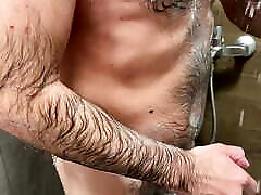 Earl takes a shower, and relieves himself at the same time