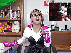 GWEN STACY GETTING HARDCORE FUCKED BY VENOM - ExotiqFox Solo Gooner fucking bedknob Masturbation Gooning