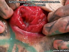 Extreme pierced lesbian sales woman noses butt pornstar Anuskatzz fuck her ass with a fat dildo & prolapse