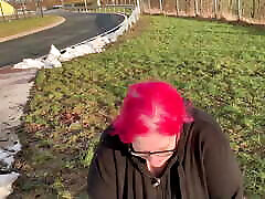 Chubby German Abby Strange - Pee Compilation, Public Pissing