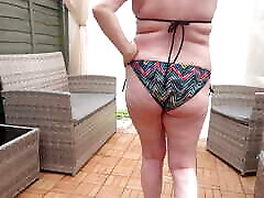 Raven Hair Wife Posing in saudi arabia new xxx Bikini
