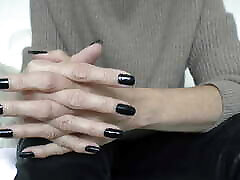 Lady Victoria Valente - Beautiful Hands, Black Fingernails, Close-ups, JOI