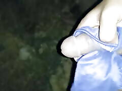 Masturbating Outside neighbors bhabhi house with brinjal colour panty