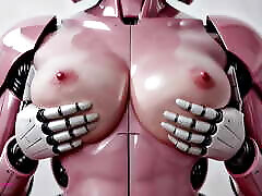 Pink Sex xxx nalkova Bouncing Her Tits For You To Cum On It - Close-up - POV - AI