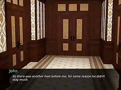Dusklight Manor 1 - John Peeking Bathroom Where Audrey&039;s Seein...r Beautiful Half Nude Body in the Mirror in Different Poses
