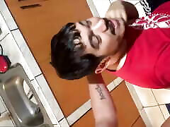 Str8-horny Model with His Cock Out Wants Me to Suck It