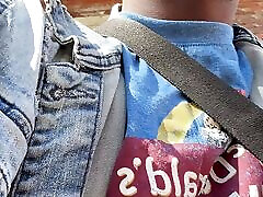 Got Sooo Horny Before Work I decided Play With My COCK On The porch