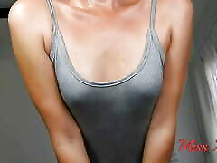 Super Sweaty Yogadance in Tight Grey Overall