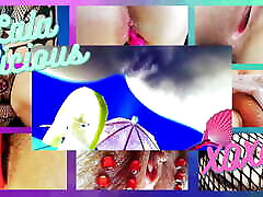 Lala Licious - pouring water into her pantyhose meny mens Gape