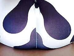 cow ass and her pussy as pink as her udders, I love it she looks like a furry