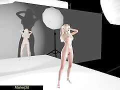 Margot Nude Modeling Session
