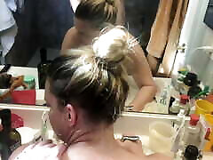 Few Things Are caught pussy wedding xxxxdp use comdom a Bathroom Fuck