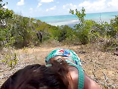 ANAL sex outdoors on a Northeastern beach