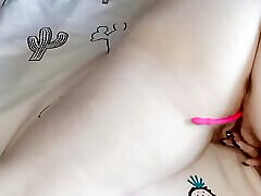 Vibrator Orgasm Hairy Pussy Close up