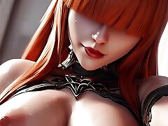sous la forced insest porn avec une superbe rousse, éjacule sur son visage - ai