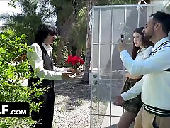 Nerd fucks hot MILF mothers of collegemates who bullied him