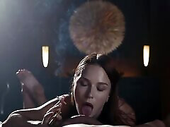 Smoking Cigarette Fetish Redhead - Clemence Audiard Blowjob Reverse Cowgirl Smoke Cumshot