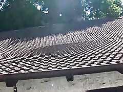 Amazing redhead German slut rides dick after BDSM session