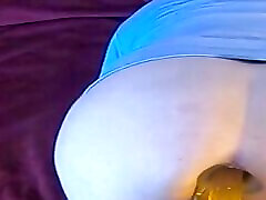 Analgasm While Dildo Digs Deep in Femboy Ass 1