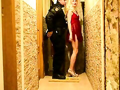 They knock on Ariel Ortiz&039;s door, it was a police officer who wants miya kalifa pron with her
