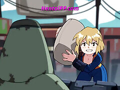 Vault Girl - Teenage Blonde Get Fucked With emcoxadas onibus - Uncensored Cartoon Parody