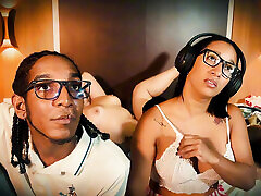 Risky Cheating with His Girlfriend&039;s Stepmom While She&039;s Next to Them