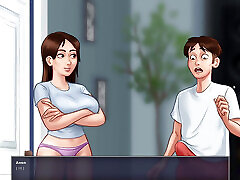 hot desi bhabi dever in summertime saga
