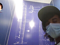 Gay twink pisses pee, masturbates his penis and ejaculates sperm in the toilet