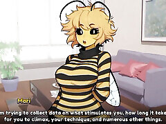 New student Mari Gives the Professor A Handjob Part One