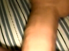 my soaking cunt gulps down a big dildo