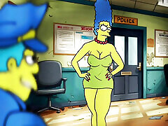 Police brazzil new video Story. A Married Housewife Fucks with a Sheriff For Her Husband. Cartoon Parody. Animation. Comic. Simpson Parody