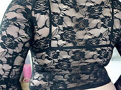No melin malaysia During YouTube Try On Haul in 100 Transparent Tops???? Flashing Pussy Nude Try On