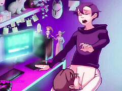 Busty MILF Mona Love Gamer Nerds fucking booty nuns Cock - Cartoon Porn ENG DUBBED