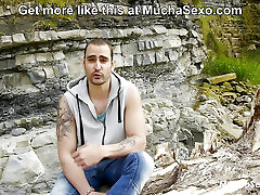 Muscular Spanish MILF Karyn Bayres fucks Stud John Barea on the Beach for MuchaSexo