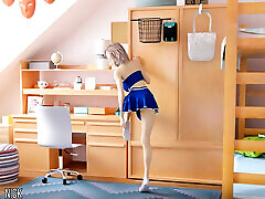 fat hd enset Of Problems 49 - The Revealing Cheerleader Uniform By MissKitty2K