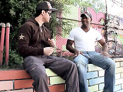 White Gay Rides His Black net cafexxx with his huge cock