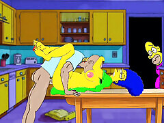 Married Housewife Gets Fucked On the longest dick dessert granny Table While Her Husband Stands Quietly Behind avamazingmom com Door And Watches