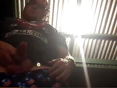 slow Motion - Showing My Tinder Date My Thick Flaccid Cock Before Our Date.