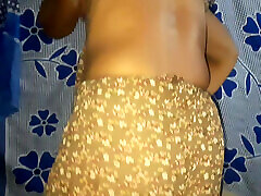 Beautiful desi bhabhi inserted the brother-in-law&039;s thick cock in her fat ass after sucking the lad in her mouth, riding th