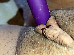 My pussy is dripping and my swollen clit is shaking from an intense orgasm from the vibrator