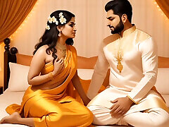 Indian bhabhi Cheating with European Men with Big Dick but Indian Husband Caught