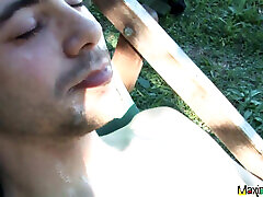 Outdoor smu musadat garut Penis Pinching Sperm Blasters Anal Sex Homo Love!